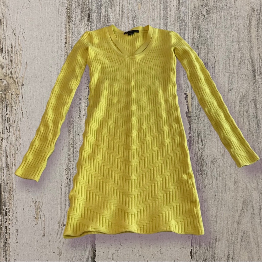 Armani Exchange Long Sleeve Bodycon Sweater Dress